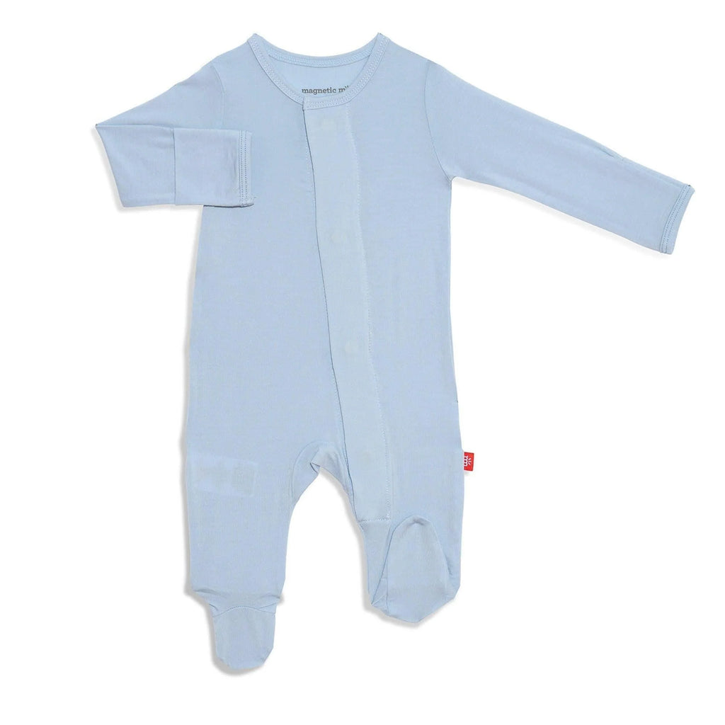 Baby Blue Modal Footie