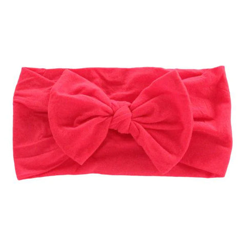 Red Nylon Headwrap