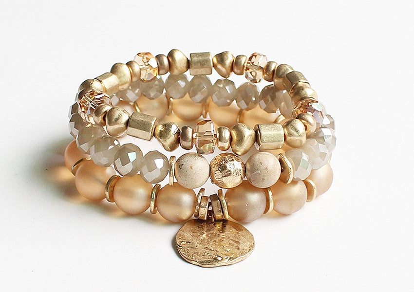 Golden Nugget Bracelet Set