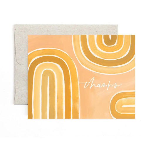 Rainbow Thank You Card