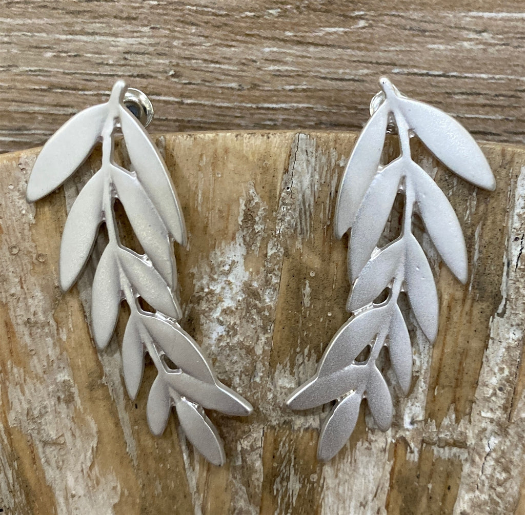 Leaf Climber Earrings