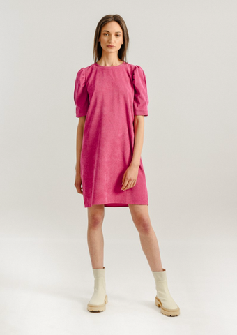 Perfectly Pink Corded Dress