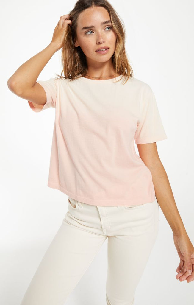 The Sol Ombre Tee - Rose Pearl