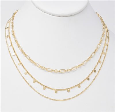 Layered Coin Necklace
