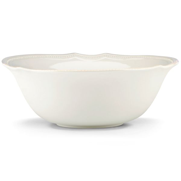 French Perle Bead Serving Bowl