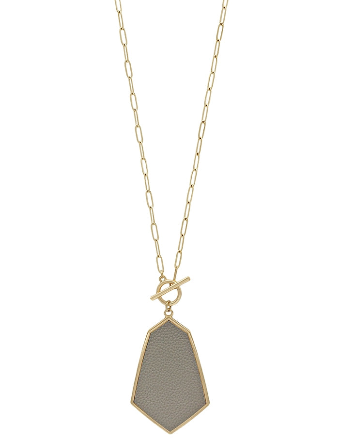 Grey Toggle Necklace