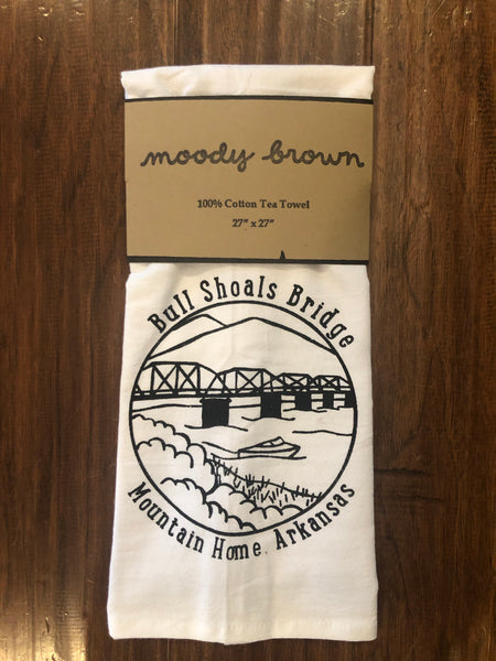 Moody Brown Tea Towel