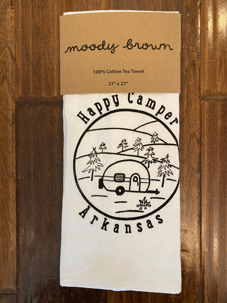 Moody Brown Tea Towel