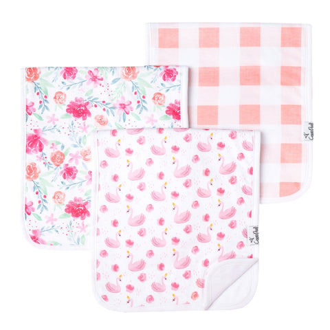 Copper Pearl Burp Cloth Set, June