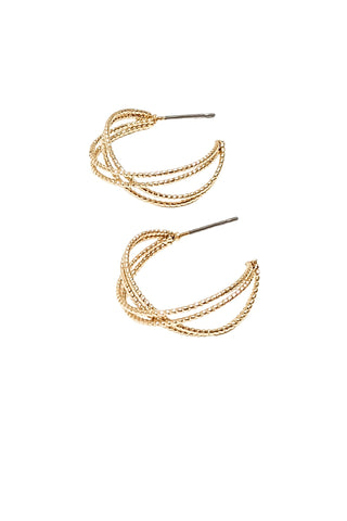 Misty Earrings - Gold