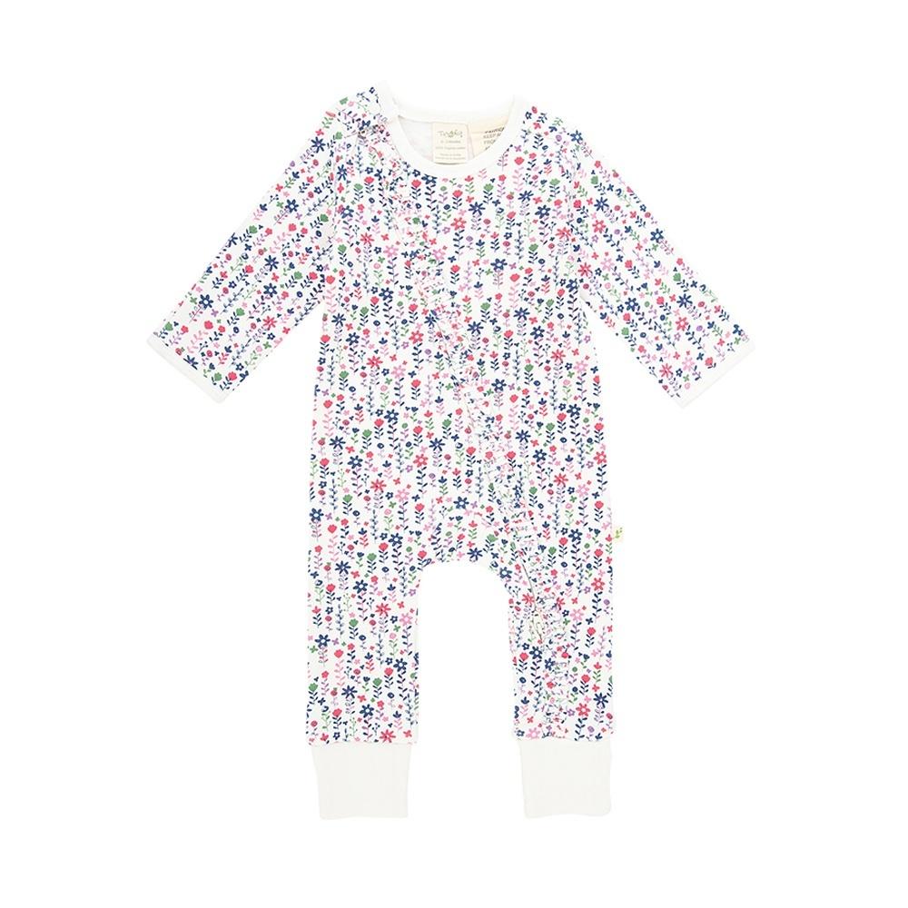 Pretty Florals Frill Zipsuit
