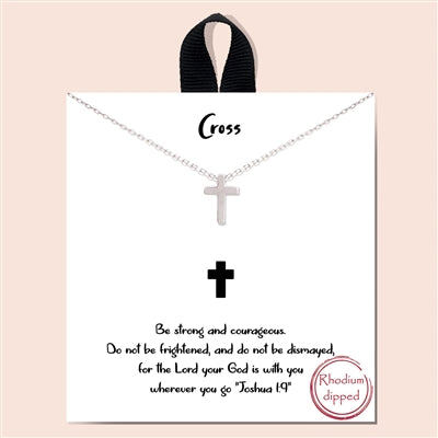 Silver Cross Necklace