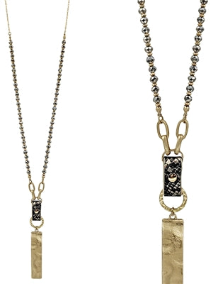 Snaky Bar Necklace